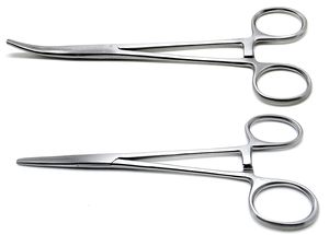 Pinzas Hemostáticas Crile Rankin de Calidad Premium, Rectas/Curvas, 16 cm, Pinza Quirúrgica Dentada, Instrumento Médico con Certificación CE - Product Image 3