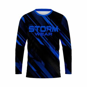 Camiseta Deportiva Sublimada, Personalizada para Equipos de Fitness, Jersey de Manga Larga, Uniforme Escolar Personalizado, Camiseta Sublimada - Product Image 1