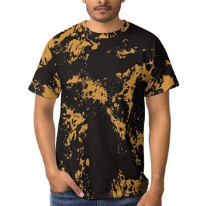 Camiseta Tie Dye de algodón 100% para hombre, estilo clásico, nueva moda, ecológica, de verano, corte holgado, elegante. - Product Image 1