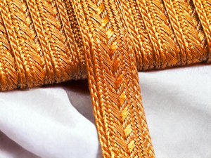 Bronze <b>Ribbon</b> Braid 10mm 20mm Metal <b>Wire</b> Braid Bronze Embroidery Trim Moroccan Sfifa Lace Ethnic 2026 Vintage Haberdashery - Product Image 2