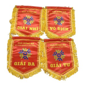 Drapeau rectangulaire en satin Adavigo avec franges jaunes, pliable, portable, durable, imprimé numériquement, bannière promotionnelle - Product Image 4