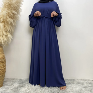 Ramadan Abayas For Women Front Zipper Muslim Hijab Dress Turkey <b>Kaftan</b> Islamic Dresses Hidden Belt Modest Robe Dubai Kimono - Product Image 1