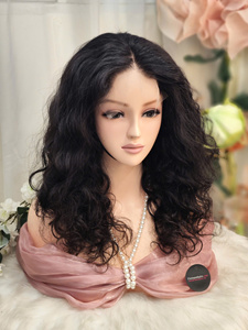Vente en gros de cheveux humains Remy longs sans colle, densité 180%, dentelle transparente pré-épilée, cuticules alignées, pour femmes noires - Product Image 5