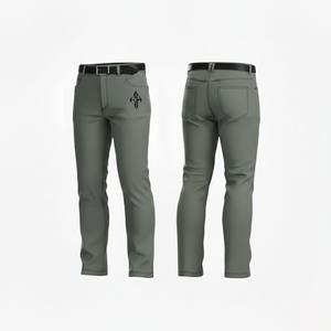 กางเกงยีนส์ผู้ชายคุณภาพสูง ผ้าฝ้าย 100% น้ำหนักเบา ระบายอากาศได้ดี ทรงตรงปานกลาง สไตล์ลำลอง ผ้ายีนส์ฟอก ผลิตโดย RIVIAN ATLANTIC - Product Image 1