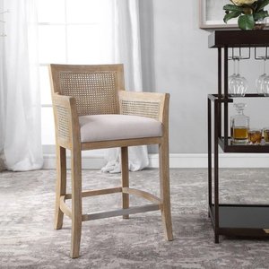 Silla de Bar para Cafetería con Reposapiés Alto y Estilo Moderno para Decoración del Hogar y Jardín Exterior, Precio al por Mayor - Product Image 1