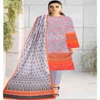AF Fashion Vol 5, Salwar Kameez Bordado de 3 Piezas para Mujer, Estampado Digital de Marca, Estilo Indio Pakistaní, para Fiesta/Boda