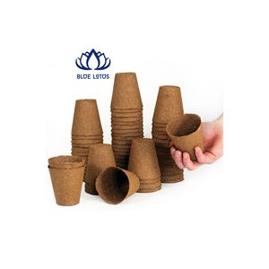 Pot en fibre de coco durable disponible |   Pot de culture pour plantes écologiques pressé à chaud - Product Image 1
