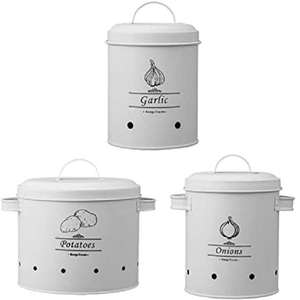 กล่องเหล็กเคลือบสีขาวสำหรับใส่อาหาร ฝาไม้ ลายรังผึ้ง กล่องเก็บของในครัว สำหรับจัดแสดง - Product Image 3