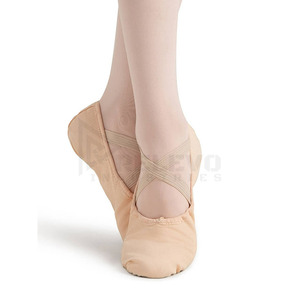 Chaussures de danse classique en toile respirante personnalisées RELEVO INDUSTRIES, double semelle antidérapante, sangles élastiques croisées, ballerines légères - Product Image 1