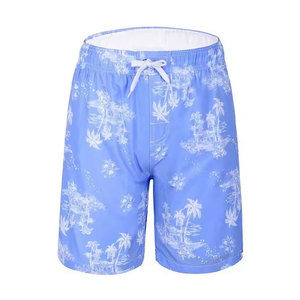 Shorts décontractés pour homme en toile de polyester noire à séchage rapide avec cordon de serrage, logo frontal, respirants, taille mi-haute - Product Image 6