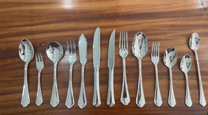 Design moderne, acier inoxydable 304, acier miroir, vaisselle de luxe pour hôtel, couverts de luxe de style occidental, couteau, fourchette, cuillère épaissis, luxe - Product Image 6