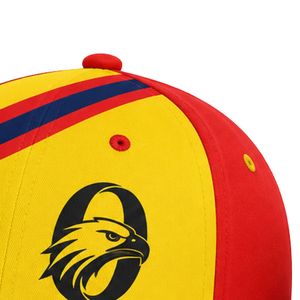 Yellow Red Cricket <b>Cap</b> Adjustable Sports <b>Hat</b> Outdoor Match Accessories Team Training Headwear Casual Sun Protection Apparel - Product Image 2