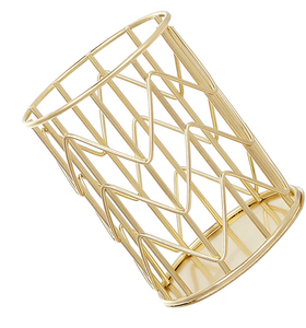 Pot porte-stylos en laiton, cadeaux d'affaires et promotionnels, support de pot en laiton pour bureau, logo personnalisé - Product Image 2