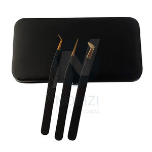 Pinzas de Acero Inoxidable de Alta Calidad para Extensión de Pestañas, 45 y 90 Grados, Logotipo Personalizado, Empaque de Fábrica, Pinzas Puntiagudas para Pestañas de Fibra - Product Image 6