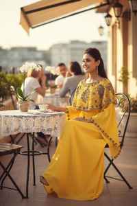 Ensemble 2 pièces de luxe AWAIS HOUSE pour femmes musulmanes, robe longue en velours uni perlé, coupe trapèze, lavable, vente en gros - Product Image 5