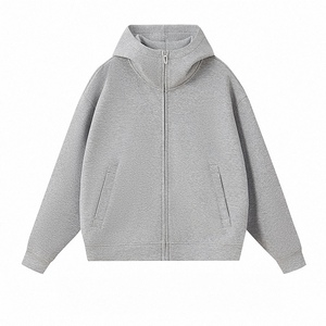 Sudadera con capucha de alta calidad para hombre, de manga larga, con cremallera, antipilling, con logo personalizado, digital, gruesa, para deportes de invierno y gimnasio, otoño - Product Image 6