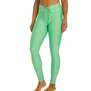 Leggings de Yoga Verdes para Mujer, Cintura Alta, Diseño de Parches, Elásticos, de Longitud Completa, con Spandex/Nylon, Transpirables - Product Image 4