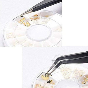 Pince à cils professionnelle de précision pour extensions de cils, applicateur en acier inoxydable, outil de beauté, pince à isolation pour cils volume - Product Image 5