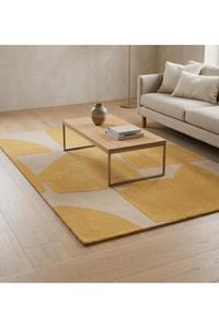 Tapis en laine de luxe fait main, abstrait, à poils longs, pour salon et chambre, revêtement de sol doux, vente en gros pour l'exportation - Product Image 2