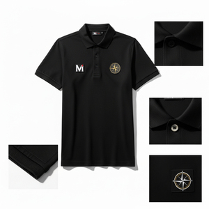 Polo de Cuello con Cierre para Hombre, Diseño Moderno, Corte Ajustado, Camiseta Polo Informal de Alta Calidad, Bordado Personalizado al por Mayor, Ropa de Golf - Product Image 5