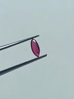 Spinelle naturelle taille marquise rouge facettée pour bagues et bijoux, haute qualité, 0,56 carat