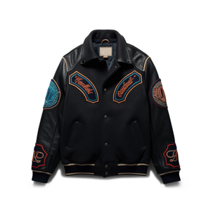 top Quality Letterman Varsity <b>Jackets</b> Wool Body Genuine Leather Sleeves Winter Wear <b>Smart</b> and Stylish <b>Men's</b> <b>Jacket</b> - Product Image 4