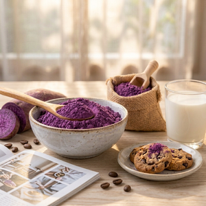 Poudre d'Ube Premium Qualité Alimentaire, Farine de Racine d'Igname Violette pour Sauces et Garnitures 1kg - Product Image 1