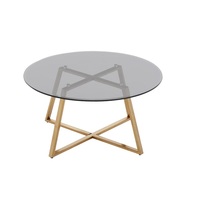 Table gigogne moderne et compacte en métal avec plateau en marbre, design durable et gain de place pour la maison, le salon, la chambre et le bureau