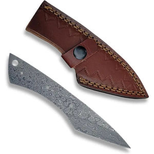 Cuchillo Burraq Personalizado Hecho a Mano con Hoja de Acero de Damasco, Diseño de Gota de Lluvia, Multifuncional, para Exteriores, 7.5 Pulgadas, Regalo Perfecto, OEM - Product Image 6