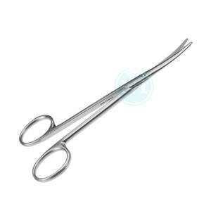 Tijeras de enucleación de acero inoxidable con puntas curvas y romas, medianas y resistentes, para venta en línea - Product Image 2