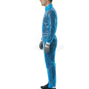 Traje de Lluvia Profesional para Carreras de Karts, Resistente al Agua, 100% Poliéster, Personalizable, Ropa Exterior para Pilotos de Go Karts, Seguridad y Comodidad - Product Image 3
