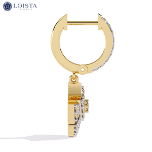 IGI Certified Lab Grown Diamond Earring <b>Studs</b> <b>Men</b> Custom 10K 14K 18K Gold Vvs Lab Created Made Diamond Earrings Women Jewelry - Product Image 3