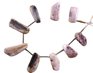 อัญมณีโอปอลขัดหยาบขัดธรรมชาติจากออสเตรเลีย,อัญมณีคุณภาพสูงทำเกลียว1เส้นทำด้วยมือเครื่องประดับสวยงาม - Product Image 1