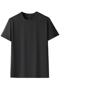 Camiseta de verano nueva con diseño de logotipo personalizado OEM, hecha de algodón de bambú con tacto de seda helada. - Product Image 5