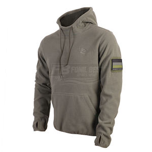 บริการขายส่งแบบ OEM เสื้อฮู้ดผู้ชายแบบสวมหัว ผ้าฝ้าย 100% ทอแบบถัก อุ่นสบาย ลายเรียบ มีกระเป๋า เหมาะสำหรับใส่ในฤดูหนาว รับผลิตแบบ OEM - Product Image 3