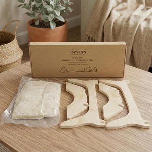 Elevated Cat <b>Bed</b> Hammock, Raised Orthopedic Dog <b>Bed</b> with Dual-Sided Plush & Linen Cushion, Modern Cat Furniture - Product Image 5