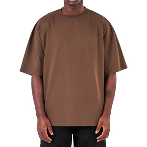 T-shirts surdimensionnés pour hommes, couleur unie personnalisée, grandes tailles, vêtements de rue et d'extérieur, vêtements longs du meilleur fabricant - Product Image 6