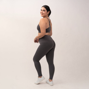Service OEM, ensembles de yoga de couleur unie, vêtements de sport à manches longues, tenue de fitness, course à pied, ensemble de yoga sportif à séchage rapide - Product Image 4