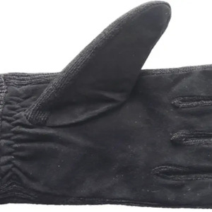Gants en cuir longueur poignet avec doublure thermique en coton, style uni, pour utilisation en extérieur en hiver - Product Image 4