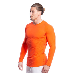 Chemise de compression à coupe régulière de haute qualité avec logo personnalisé imprimé pour hommes, séchage rapide, respirante, légère - Product Image 3