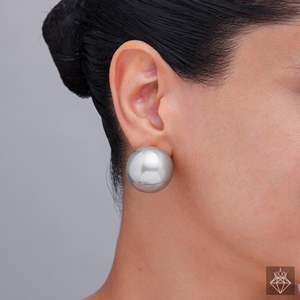 Boucles d'oreilles en perles Grandeeur de PRAO Bijoux en perles élégants et luxueux - Product Image 4