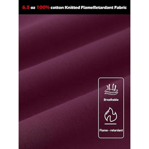 Camisa de Trabajo de Manga Corta para Hombre, Resistente al Fuego, de Popelina de Algodón Ignífuga, Transpirable, con Estampado, Uniforme de Seguridad Industrial - Product Image 4
