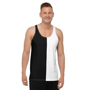 เสื้อกล้ามออกกำลังกายผู้ชาย CHRIS RACEWEAR แบบสั่งทำพิเศษ สวมใส่สบาย ระบายอากาศได้ดี แห้งเร็ว เสื้อผ้ากีฬา ปักลายด้านหน้า ดีไซน์แฟชั่นที่ไม่เหมือนใคร - Product Image 1