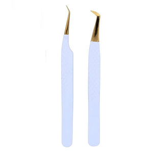 Pinzas para Extensiones de Pestañas MAHFOOZ INSTRUMENTS Diamond Grip de Acero Inoxidable de Alta Calidad y Precisión - Pinzas para Suministros de Pestañas - Product Image 6