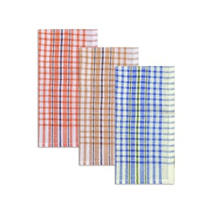 ผ้าเช็ดครัวลายตารางคุณภาพส่งออก พร้อมออกแบบและสีตามสั่งสำหรับขายส่ง - Product Image 6