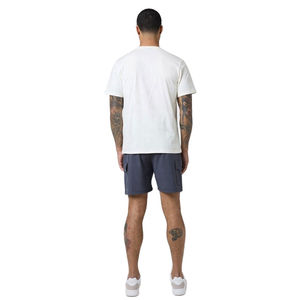 Ensemble d'été pour homme 100 % coton avec logo – T-shirt et short légers imprimés pour la gym et le fitness – Personnalisable - Product Image 2