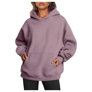 Sweat à capuche imprimé pour femme en polaire épaisse 100% polyester respirant et écologique, collection hiver 2025 – Personnalisation OEM/ODM avec logo sur mesure – Pull tendance - Product Image 3