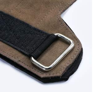 สายรัดข้อมือสำหรับยกน้ำหนัก สายรัดฝ่ามือ แผ่นรองรับมือสำหรับครอสเทรนนิ่ง ถุงมือหนังสำหรับออกกำลังกาย - Product Image 6