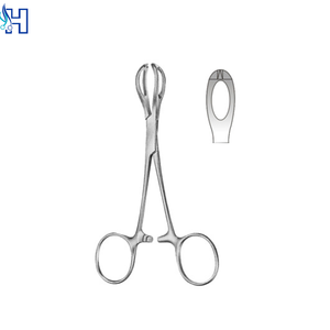 Pinzas de sujeción de tejidos de primera calidad, herramienta quirúrgica de acero inoxidable diseñada para el manejo seguro de tejidos durante procedimientos - Product Image 5