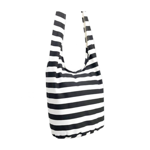 Bolso bandolera con correa de lona plegable con un solo Mango para mujer, bohemio elegante, botón de borla, bordado de logotipo personalizado con lentejuelas - Product Image 6